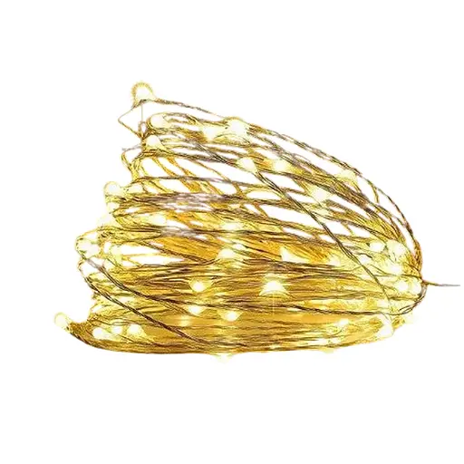 Светодиодная гирлянда нить капля росы 4.5м 50led батарейки