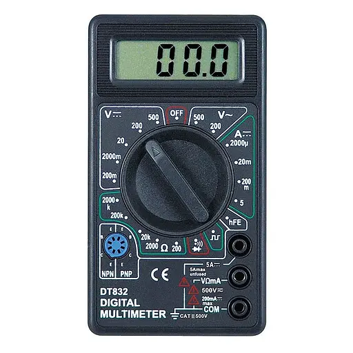Мультиметр Master DT-832 измерения V, A, R