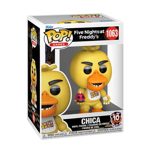 Игровая фигурка Funko POP! серии 5 ночей у Фредди - Чика с Мистером Кексом