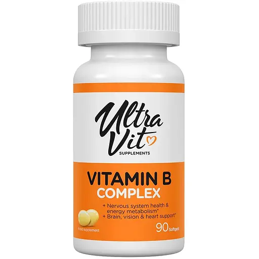 Комплекс Vplab UltraVit Vitamin B 90 м'яких капсул