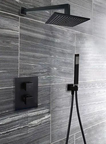 Термостат прихованого монтажу Paffoni Elle чорний матовий LEQ 519 NO/M, Чорний матовий - фото 2