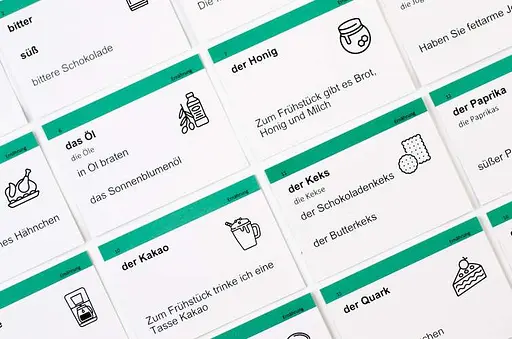 Настольная игра English Student Карточки для изучения немецкого языка Ниже среднего English Student A2 (укр.) (59122578) - фото 4
