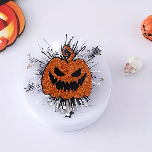 Аксессуар для волос Хэллоуин заколка на металлической основе в ассорт., IDEA12-HOL4 - фото 4