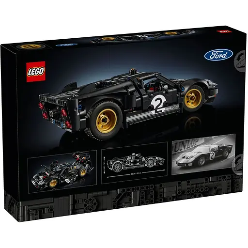 Конструктор LEGO Technic Автомобиль для гонки Ford GT40 MKII 1966 года 793 детали (42223) - фото 7