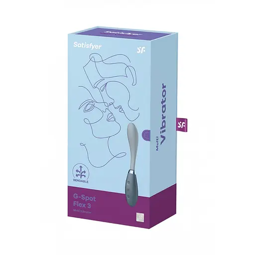 Вібратор Satisfyer G-Spot Flex 3 19.5 см сірий - фото 6