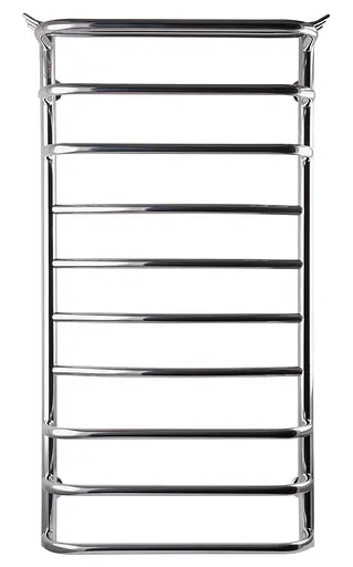 Водяна рушникосушка Unio Zp W 1000-500-10 Зета з полицею, Хром - фото 1