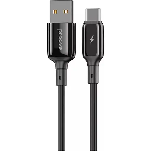 Кабель Proove Flex Metal USB-A to USB-C 2.4A 1m Black (CCFM20001201) [130338]