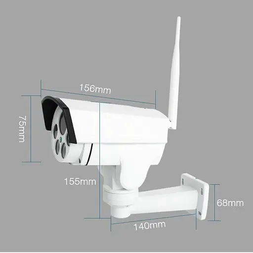 Wifi камера уличная поворотная PTZ с 5Х приближением Boavision B989W, 5 мегапикселей (100652) - фото 8