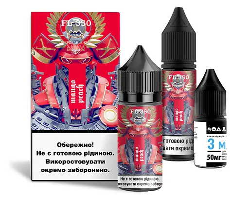 Набор компонентов для самозамеса солевой Flavorlab FL350 30 мл (Mango Peach Манго Персик, 0-65 мг)