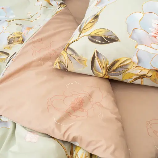 Комплект постільної білизни Viluta євро ранфорс 25380 100% бавовна - фото 4