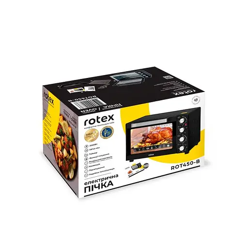 Електрична піч Rotex ROT450-B - фото 12