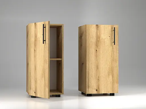 Пенал закрытый низкий ОП-711 Orange-Line 350х347х750 Дуб Эвок прибрежный - фото 2