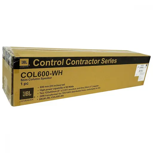 Акустические колонки JBL COL600 White (JBL-COL600-WH) - фото 9