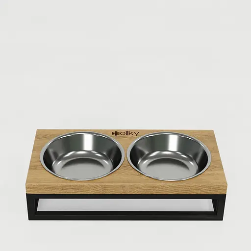 Hollky Base XS — миски на підставці для маленьких собак та котів (2 × 0,25 л) - фото 5