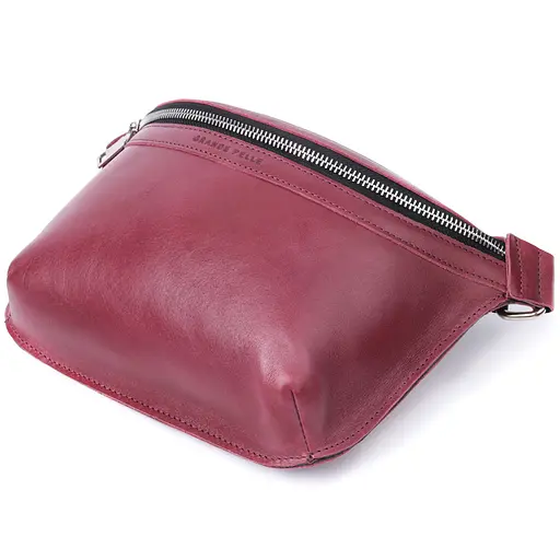 Бананка для женщин Grande Pelle из натуральной кожи 25х15х4.5 см sum0027023 - фото 6