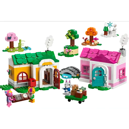 Уценка. Конструктор LEGO Animal Crossing Творческие дома: сезоны развлечений 814 деталей (77057) - фото 3