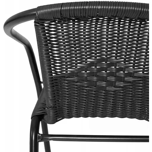 Садові меблі Chomik Bistro стіл та 2 стільці сірий - фото 10