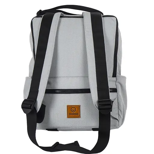 Рюкзак-антикрадій OOLOO Кенгуру mini 40x30x12 см, попелясто-сірий 602/700 - фото 2