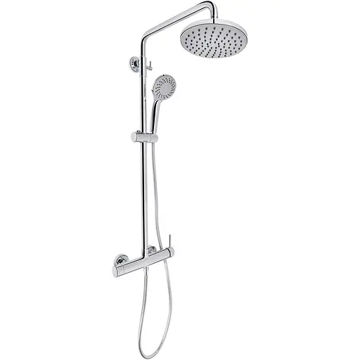 Душова система універсальна Qtap Sloup на два споживача QT57103OC Chrome, Хром - фото 1