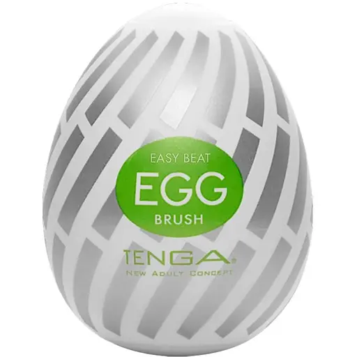 Мастурбатор яйцо Tenga Egg New Standard Brush белый