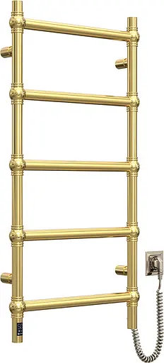 Електрична рушникосушка Navin Retro 500x1000 Sensor права, золото 12-228153-3680, Золотий, Праве, Електронний - фото 3