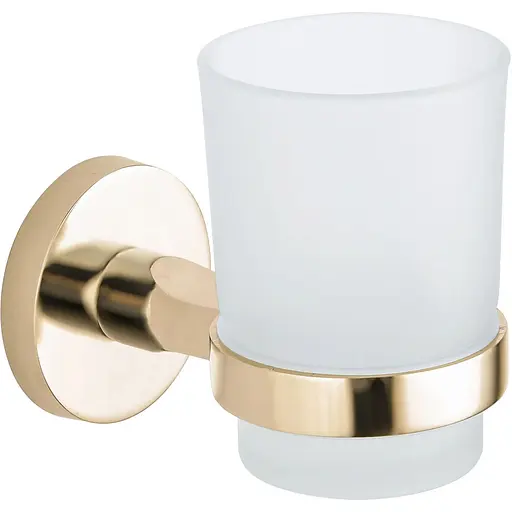 Склянка для зубних щіток VBI Venus brushed gold VBI-040004BG золотий - фото 1