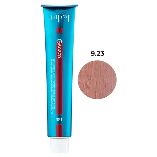 Профессиональная крем-краска для волос Le Cher Geneza Geneza (9.23) Очень светлый бежевый блонд 100 мл - фото 1