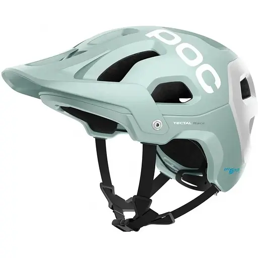 Велошолом Poc Tectal Race Spin M/L Білий/Бірюзовий (1033-PC 105118273MLG1)