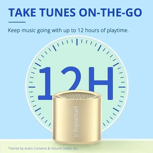 Портативна акустика Tronsmart Nimo Mini Speaker Gold - фото 6