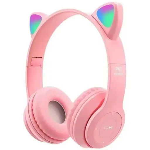 Бездротові навушники Cat ear P47M Рожевий (2104618324)