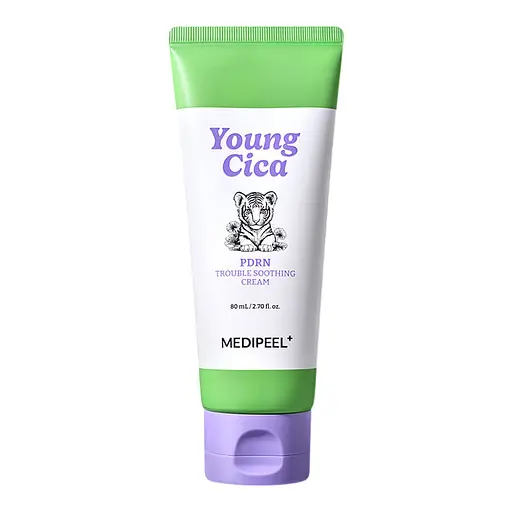 Крем успокаивающий с центеллой и PDRN Young Cica PDRN Trouble Soothing Cream Medi-Peel 80 мл - фото 1