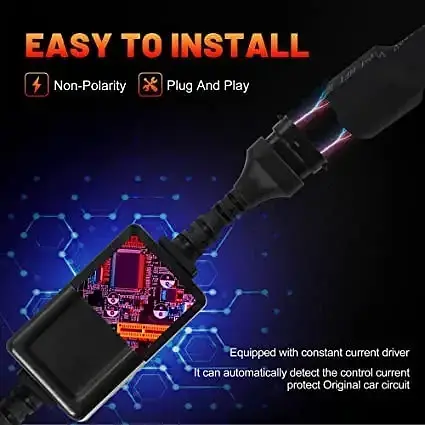 Комплект MONDEVIEW H1 Світлодіодна лампа фар 60W 16000LM 6000K - фото 3