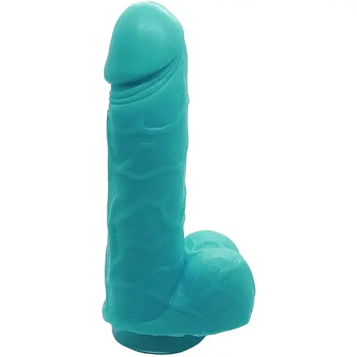 Крафтове мило-член із присоскою Чистий Кайф Turquoise Size S