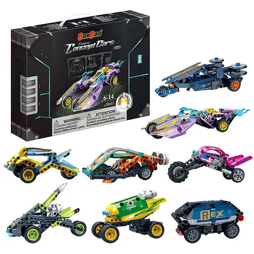 Уцінка. Конструктор BanBao Ексклюзивні авто Танець тіней, 287 елементів (8647) - фото 3