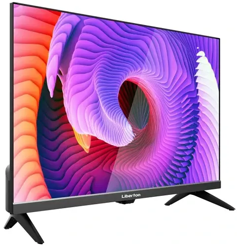 Телевізор 24" Liberton LTV-24H02GT, Black, LED, 1366x768, 60 Гц, Google TV, DVB-T2/C, LAN, Wi-Fi, Bluetooth, 2xHDMI, USB, 2 x 2 Вт, VESA 200x100 - фото 4
