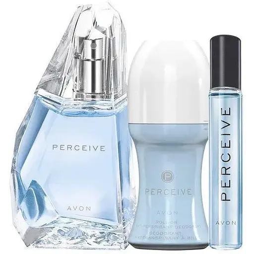 Набір парфумований жіночий Avon Perceive (edp/50ml + deo/125ml + edp/10ml) (494693318) - фото 1