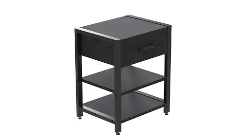 Тумба универсальная Вивьен 1/2 50x41x40 черный ДСП Сосна Кембра 16мм FRD-104126 - фото 6