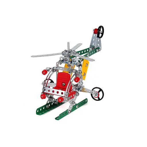 Дитячий Конструктор металевий "Мілітарі"ТехноК 3862TXK, 334 деталі - фото 2