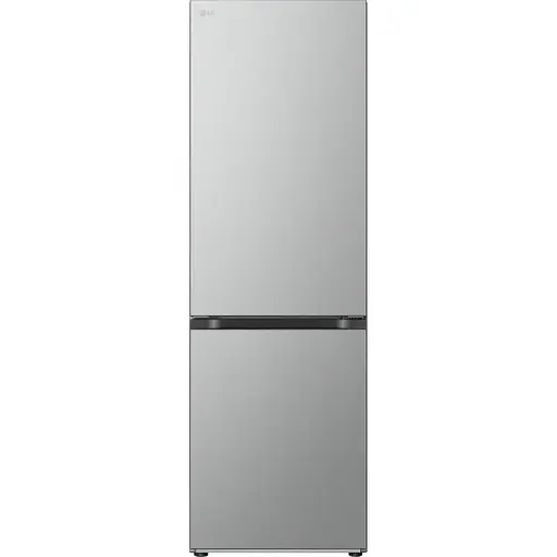 Холодильник LG с нижним морозильным отделением 186x60х68 платиново-серебристый - фото 1