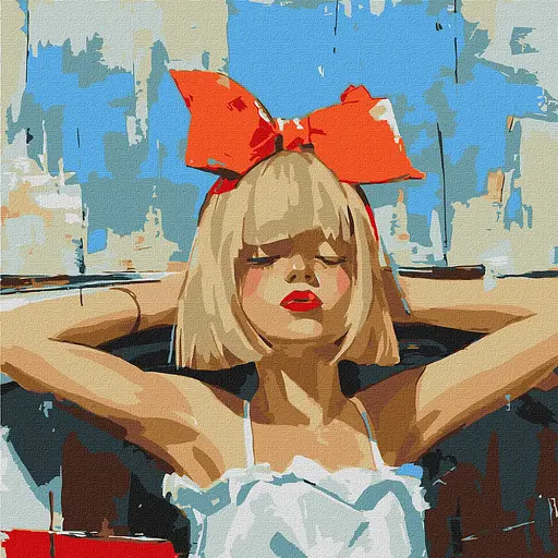 Набор для росписи по номерам И пусть весь мир подождет, Ideyka, 50x50 см, КНО8574