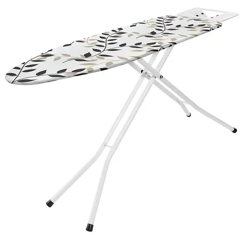 Дошка для прасування Casa Si Superstandard Basic 120x38 White/Black Leaves (CS95150E166) - фото 1