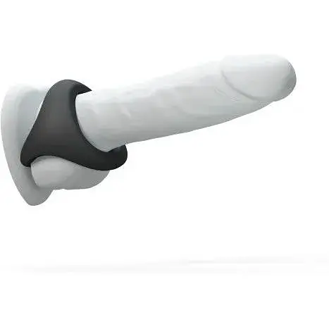 Эрекционное кольцо двойное Love To Love Flux Ring - Black Onyx - фото 3