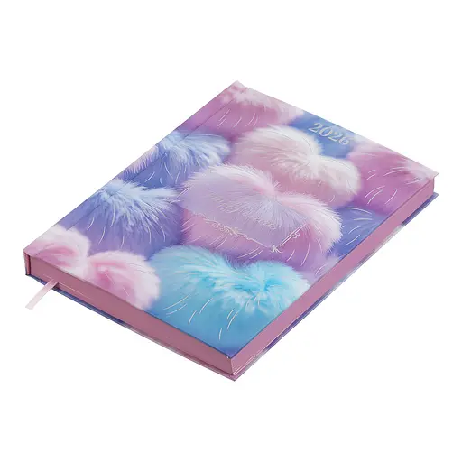 Щоденник датований Buromax Romantic 2026 A5 рожевий (BM.2170-10) - фото 3