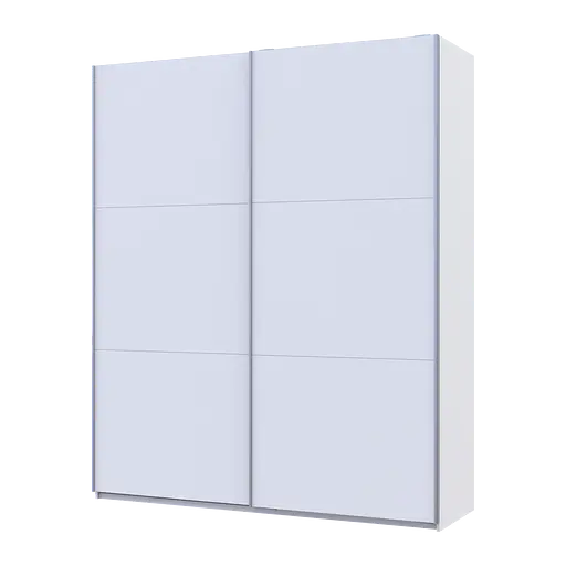 Шкаф купе Doros G-Caiser Белый/Белый 2 ДСП / 3 части 200х60х240 (42005227)