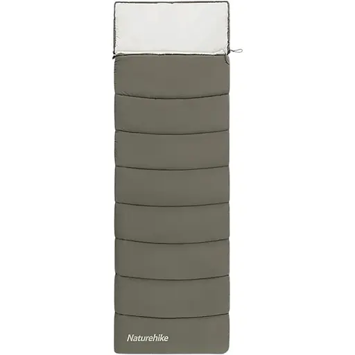 Спальник с капюшоном Naturehike LD350 CNK2300SD016 темно-зеленый - фото 1