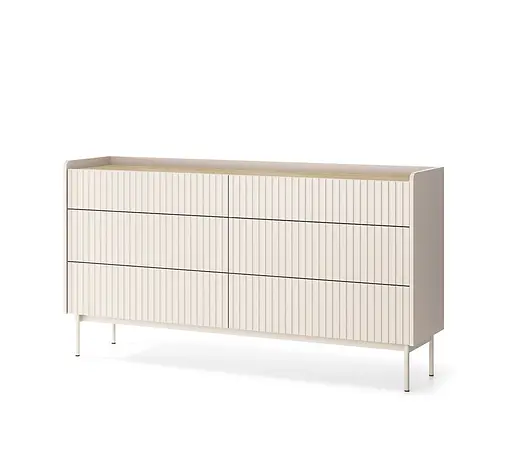 Комод Perfect Home Левел / Level з 6 шухлядами 6S/153 Беж/дуб сканді (PFH-091156) - фото 4