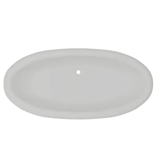 Ванна отдельностоящая матовая Amdcon Olmpa 180x90 на пьедестале из литого камня OLMPA_180_pad_MAT Белый матовый - фото 8