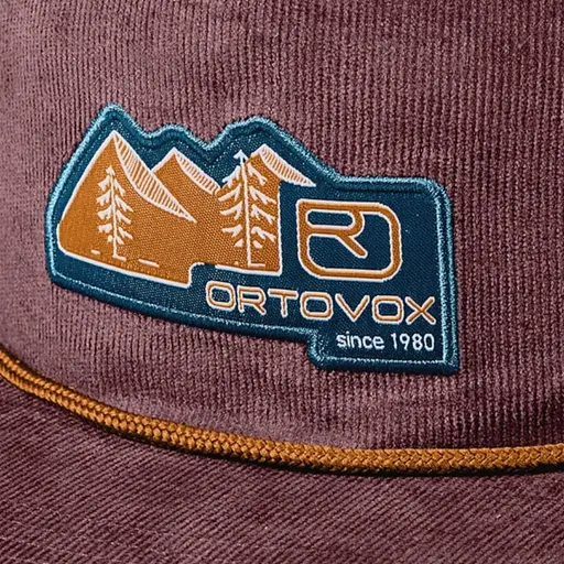 Кепка Ortovox Vintage Badge Cap Burgundy (1054-025.001.1179) - фото 2