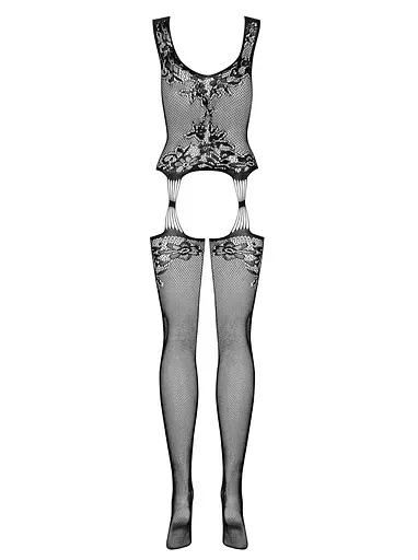 Бодістокінг Obsessive F221 S/M/L чорний - фото 4