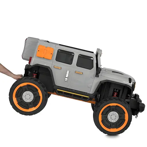 Електромобіль дитячий Bambi Джип M 5831EBLR-11 Racer сірий - фото 10
